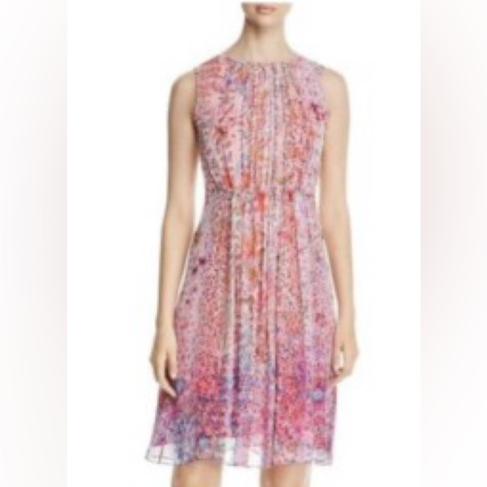 Elie Tahari Colorful Midi Dress